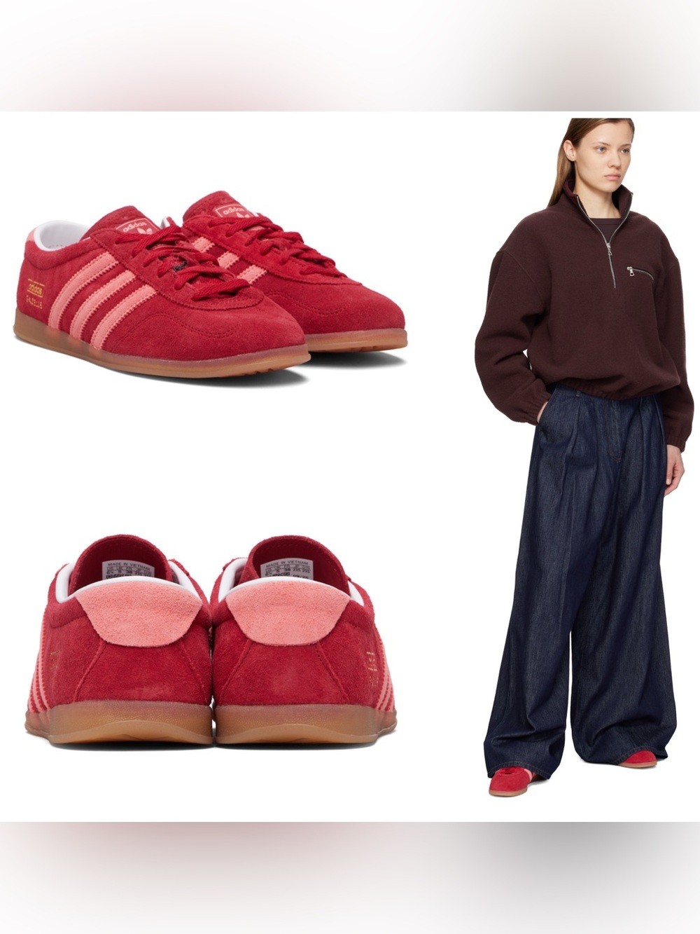 NIB ADIDAS ORIGINALS
Red Gazelle Lo Pro Sneakers size 7.5